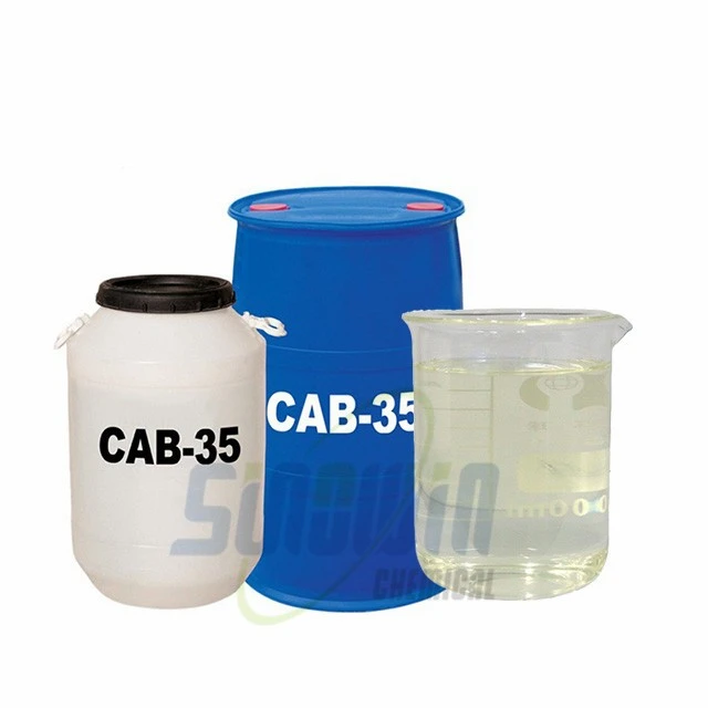 Cas 61789-40-0 Detergent Raw Material 35% Cocamidopropyl Betaine CAB For Shampoo